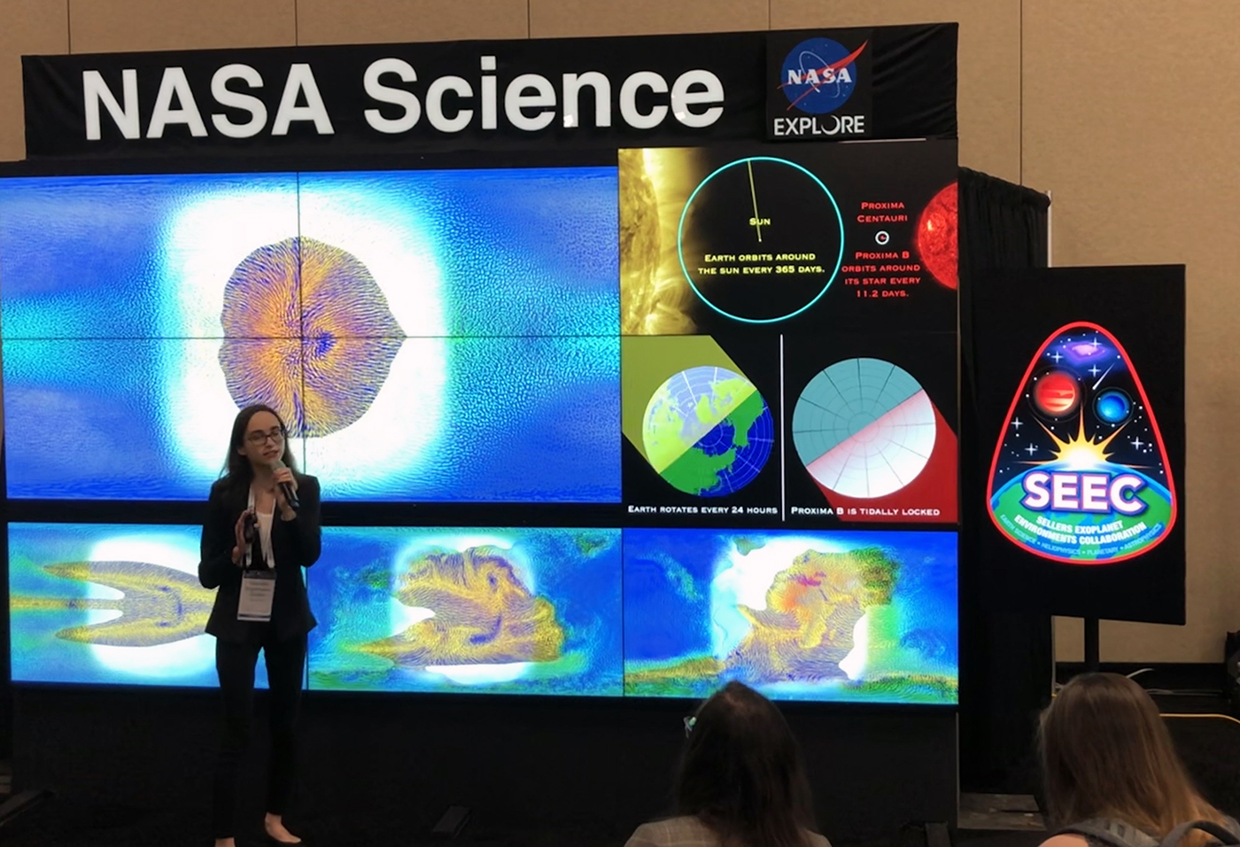 Proxima b hyperwall presentation