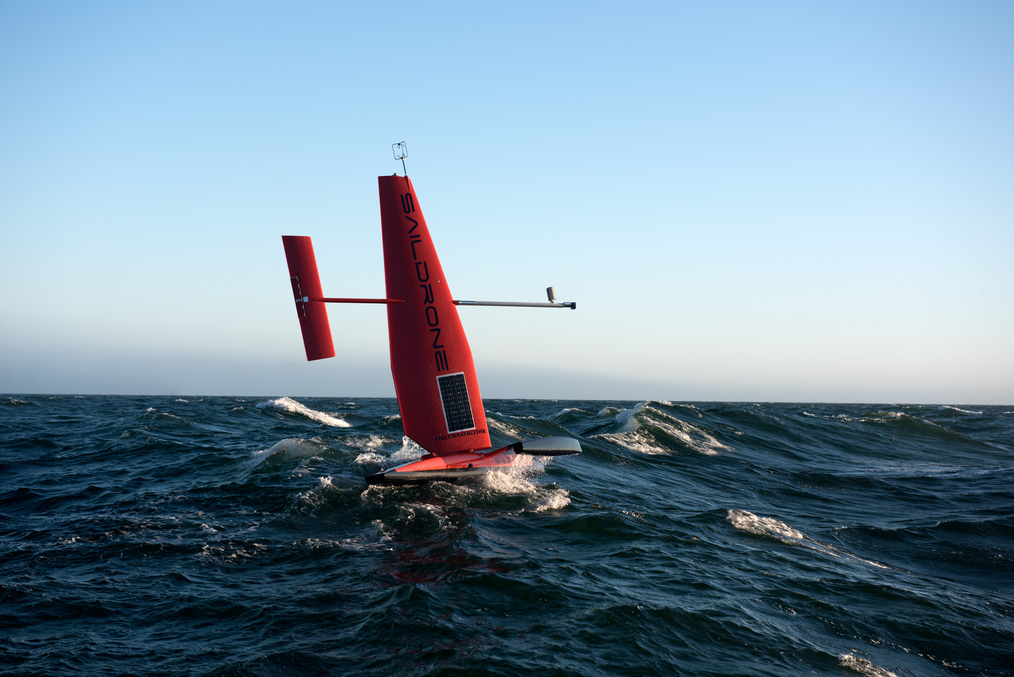 Photo of salidrone sailing on ocean